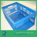 ventilated stackable plastic foldable crate